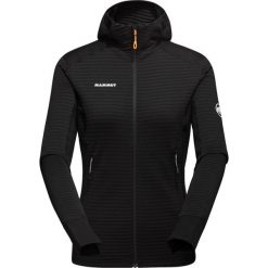 Bluza trekkingowa damska Mammut Taiss Light ML Hooded Jacket. Czarne bluzy damskie Mammut, m, bez wzorów, z kapturem. Za 590.38 zł.