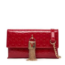 Torebka Valentino. Czerwone listonoszki damskie Valentino, bez wzorów, bez dodatków. Za 439.99 zł.