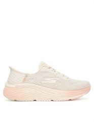 Skechers Buty do biegania Max Cushioning Elite 2.0 129626/NTPK Beżowy. Brązowe obuwie sportowe damskie Skechers, z materiału, bez zapięcia, do biegania. Za 499.99 zł.