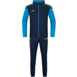 Dres z kapturem Jako Performance. Niebieskie kombinezony damskie JAKO, s, bez wzorów, z dresówki, bez kołnierzyka, bez ramiączek. Za 487.90 zł.