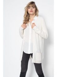 Perfect Cashmere Kaszmirowy kardigan "Pearl" w kolorze kremowym rozmiar: L. Brązowe kardigany damskie Perfect Cashmere, l, bez wzorów, z kaszmiru. Za 319.88 zł.