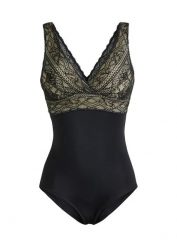 Body shape, średni stopień modelowania sylwetki. Czarne bielizna korygująca bonprix, bez wzorów. Za 74.99 zł.