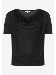 More & More Koszulka w kolorze czarnym rozmiar: 46. Czarne bluzki damskie More & More, bez wzorów, bez kołnierzyka, bez ramiączek. Za 104.99 zł.