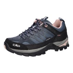 Damskie Niskie buty trekkingowe CMP Rigel waterprof. Czerwone obuwie trekkingowe damskie CMP, z materiału, bez zapięcia. Za 299.00 zł.