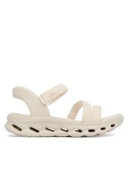 Skechers Sandały Go Walk Glide-Step 2.0 Sandal 141269/NAT Beżowy. Brązowe sandały damskie Skechers, bez wzorów, z materiału, bez obcasa, na płaskiej podeszwie, bez zapięcia. Za 379.99 zł.