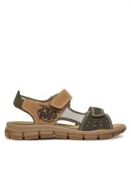 Primigi Sandały 1397722 D Brązowy. Brązowe sandały chłopięce Primigi, ze skóry, bez zapięcia. Za 279.99 zł.