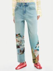 Desigual Jeansy Amalfi 26SWDD01 Kolorowy Tapered Fit. Jeansy damskie Desigual. Za 639.99 zł.