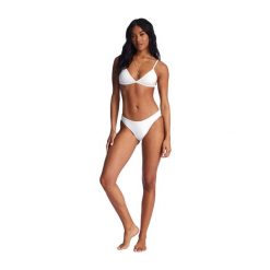 Góra od stroju kąpielowego Billabong Tanlines Ceci Tri. Białe bikini Billabong, bez wzorów. Za 89.99 zł.