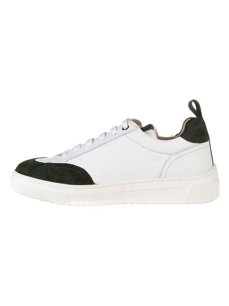 Unisa Skórzane sneakersy w kolorze biało-oliwkowym rozmiar: 41. Białe obuwie sportowe damskie Unisa, bez zapięcia. Za 272.95 zł.