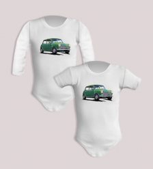 Mini — body (Rozmiar: 6M; Długość rękawa: krótki; Rodzaj nadruku: Mini). Body niemowlęce nikiniki, bez wzorów, z bawełny, bez kołnierzyka, bez ramiączek. Za 59.00 zł.