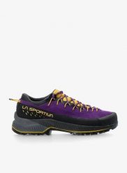 Buty podejściowe damskie La Sportiva TX4 Evo. Fioletowe obuwie trekkingowe damskie La Sportiva, z gumy, bez zapięcia. Za 839.99 zł.