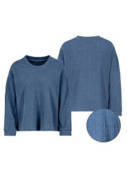 Sublevel Sweter w kolorze niebieskim rozmiar: S/M. Niebieskie swetry klasyczne damskie Sublevel, m, bez kołnierzyka. Za 65.85 zł.