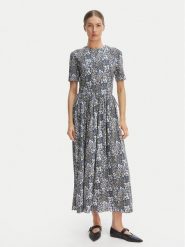 Weekend Max Mara Sukienka letnia Fascino 2615621012 Niebieski Regular Fit. Niebieskie sukienki damskie Weekend Max Mara, bez wzorów, z bawełny, bez ramiączek. Za 1,049.00 zł.