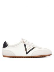 Guess Sneakersy Relli FLTREL LEA12 Kremowy. Białe obuwie sportowe damskie Guess, ze skóry, bez zapięcia. Za 544.99 zł.
