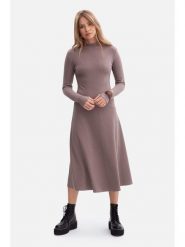 Be Wear Sukienka w kolorze beżowym rozmiar: M. Brązowe sukienki damskie Be Wear, bez wzorów, prążkowane, bez ramiączek. Za 195.77 zł.