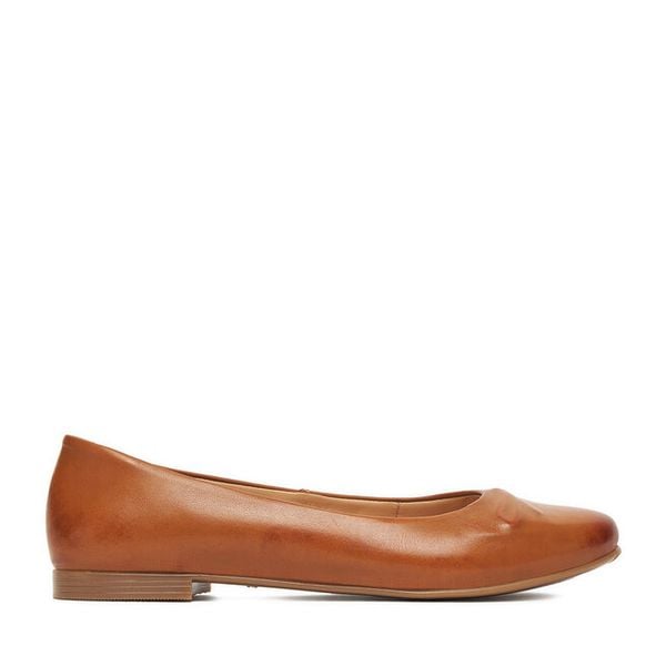 Baleriny Lasocki. Brązowe balerinki damskie Lasocki, bez wzorów. Za 149.99 zł.