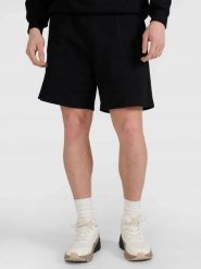 SPODENKI UNISEX 4F DRESOWE BAWEŁNIANE SPORTSTYLE TSHOU544 KRÓTKIE KOLOR CZARNY. Czarne spodenki sportowe damskie 4F, na lato, l, bez wzorów, z bawełny, do biegania. Za 99.99 zł.