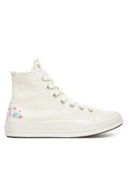 Converse Trampki Chuck 70 A13541C Écru. Trampki damskie Converse, bez wzorów, z materiału, bez zapięcia. Za 299.99 zł.