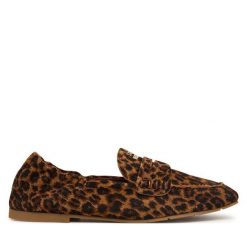 Lordsy Steve Madden. Brązowe półbuty damskie Steve Madden, bez wzorów, bez obcasa, bez zapięcia. Za 519.99 zł.