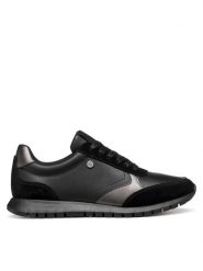 Geox Sneakersy D Sukie 2.0 D55YPC 08522 C9999 Czarny. Czarne obuwie sportowe damskie Geox, ze skóry, bez zapięcia. Za 319.99 zł.