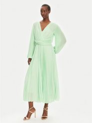 TWINSET Sukienka koktajlowa 251TP2330 Zielony Regular Fit. Zielone sukienki damskie Twinset, bez wzorów, z syntetyku, wizytowe, bez ramiączek. Za 989.99 zł.
