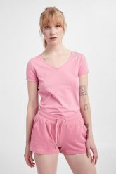 T-shirt damski EA7 EMPORIO ARMANI. T-shirty damskie EA7 Emporio Armani, xs, bez wzorów, bez kołnierzyka. W wyprzedaży za 156.02 zł.