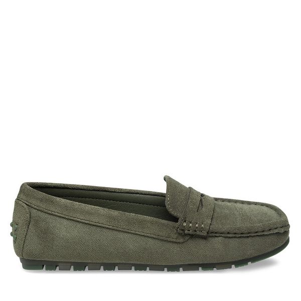 Mokasyny Jenny Fairy. Zielone mokasyny damskie Jenny Fairy, bez obcasa. Za 89.99 zł.