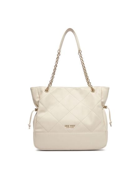 Nine West Torebka EO-Bellis-LX10277 Écru. Białe shopper bag Nine West, z materiału, bez dodatków. Za 166.99 zł.