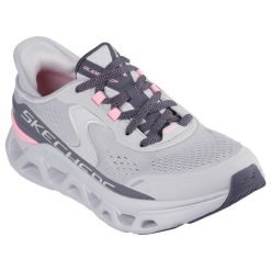 Buty sportowe Skechers Slip-ins Glide Step Altus. Czerwone obuwie sportowe casual damskie Skechers, z syntetyku, bez zapięcia. Za 445.10 zł.
