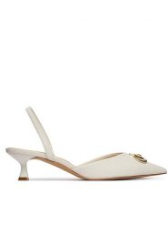 Aldo Czółenka Delicat 14344607 Écru. Białe czółenka damskie ALDO, bez wzorów, ze skóry, bez obcasa. Za 359.99 zł.