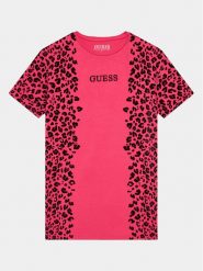 Guess T-Shirt J3BI21 J1314 Różowy Oversize. Czerwone koszulki i t-shirty dziewczęce Guess, z aplikacjami, z bawełny, bez kołnierzyka, bez ramiączek. Za 179.99 zł.