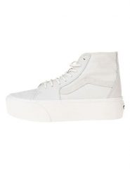 Vans Skórzane sneakersy "SK8" w kolorze kremowym rozmiar: 37. Brązowe obuwie sportowe damskie Vans, z materiału, za kostkę, bez zapięcia. Za 158.10 zł.