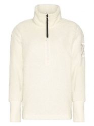 Didriksons Bluza polarowa "Monia" w kolorze białym rozmiar: 40. Białe bluzy damskie Didriksons, bez wzorów, z polaru, bez kaptura. Za 226.24 zł.