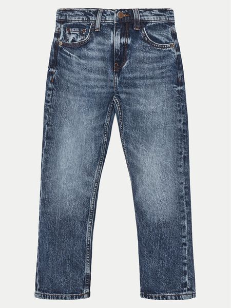 Guess Jeansy L5RA02 D58M2 Granatowy Regular Fit. Niebieskie jeansy chłopięce Guess, z bawełny. Za 139.99 zł.