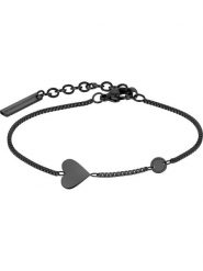 Liebeskind Bransoletka z elementami ozdobnymi rozmiar: onesize. Czarne bransoletki damskie Liebeskind, ze stali. Za 145.26 zł.