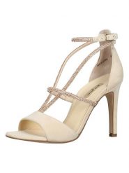 Paul Green Skórzane sandały w kolorze beżowym na obcasie rozmiar: 38,5. Brązowe sandały damskie Paul Green, bez wzorów, z otwartym noskiem, bez obcasa, na koturnie, bez zapięcia. Za 247.40 zł.