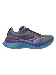 Saucony Buty "Endorphin Speed 4" w kolorze ciemnoszaro-fioletowym do biegania rozmiar: 38,5. Różowe obuwie sportowe damskie Saucony, bez zapięcia, do biegania. Za 550.36 zł.