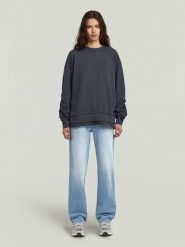 G-Star Bluza w kolorze antracytowym rozmiar: M. Czarne bluzy damskie G-Star, m, z aplikacjami, z bawełny, bez kaptura. Za 184.46 zł.