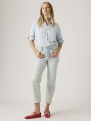 Levi's Dżinsy - Straight fit - w kolorze błękitnym rozmiar: W30/L27. Niebieskie jeansy damskie Levi's, z podwyższonym stanem. Za 259.95 zł.