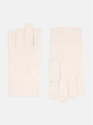 Perfect Cashmere Kaszmirowe rękawiczki "Hailey" w kolorze kremowym rozmiar: onesize. Brązowe rękawiczki damskie Perfect Cashmere, bez wzorów, z kaszmiru. Za 126.99 zł.