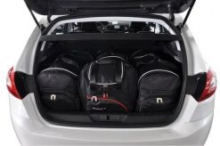 Torby Do Bagażnika Peugeot 308 Hatchback 2013-2021 4Szt Kjust. Czarne torby podróżne KJUST, bez wzorów, z kauczuku. Za 1,196.00 zł.