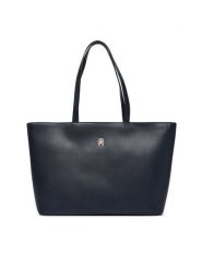 Tommy Hilfiger Torebka Im Latam Corp Tote AW0AW17322 Granatowy. Niebieskie torebki klasyczne damskie Tommy Hilfiger, ze skóry, bez dodatków. Za 529.99 zł.