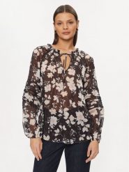 Guess Bluzka Gilda W3GH60 WDW82 Kolorowy Relaxed Fit. Bluzki damskie Guess, xs, z aplikacjami, z syntetyku, bez kołnierzyka, bez ramiączek. W wyprzedaży za 299.99 zł.