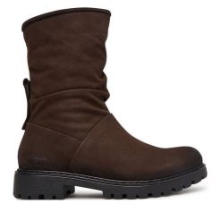 Botki Josef Seibel. Brązowe botki damskie Josef Seibel, bez obcasa, na płaskiej podeszwie, bez zapięcia. Za 569.99 zł.