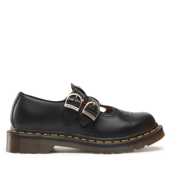 Półbuty Dr. Martens. Czarne półbuty damskie Dr Martens, bez wzorów, bez obcasa, na płaskiej podeszwie, bez zapięcia. Za 719.99 zł.