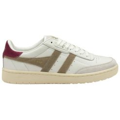 Sznurowane trampki damskie Gola Falcon. Białe trampki damskie Gola, bez wzorów, z gumy, bez zapięcia. Za 441.50 zł.