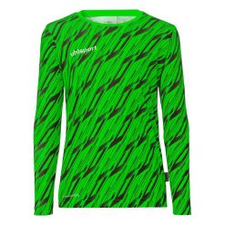 Koszulka bramkarska z długim rękawem Uhlsport Progressive. Czarne koszulki damskie Uhlsport, bez wzorów, bez kołnierzyka, bez ramiączek. Za 177.50 zł.