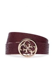 Guess Pasek BW9319 P6135 Bordowy. Czerwone paski damskie Guess, z aplikacjami. Za 234.99 zł.