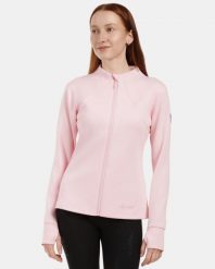 Damska bluza sportowa bez kaptura Kilpi LAJEN-W. Czerwone bluzy damskie Kilpi, bez wzorów, z materiału, bez kaptura. Za 473.69 zł.