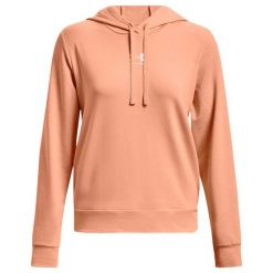Bluza sportowa damska Under Armour Rival Terry Hoodie. Białe bluzy damskie Under Armour, m, bez wzorów, z kapturem. Za 392.00 zł.